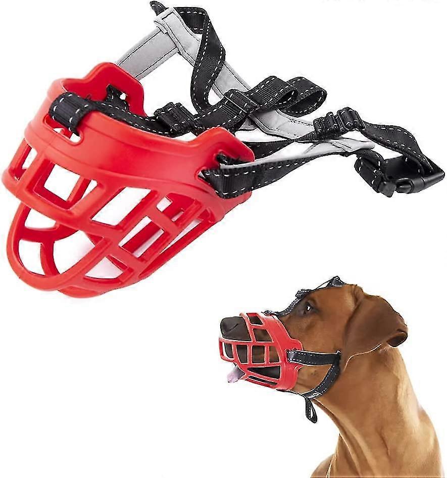 Dog Muzzle Silicone Basket Muzzle Breathable Dog Muzzle To Prevent Biting Barking And Chew