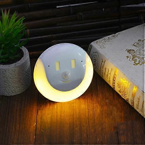 USB Charging Light & Human Body Sensing Control Smile Magnetic Night Light