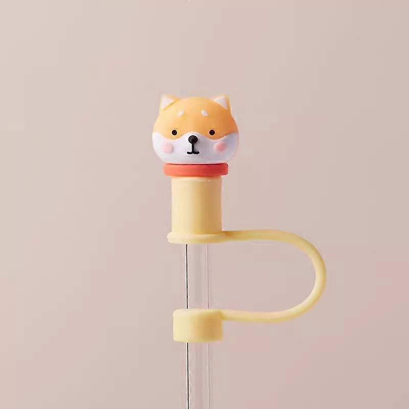 Söpöt mansikkapillisuojukset Stanley Tumbler -kupeille Tarvikkeet Kawaii silikoniset olkipäälliset Suojakorkki 10mm pilleille