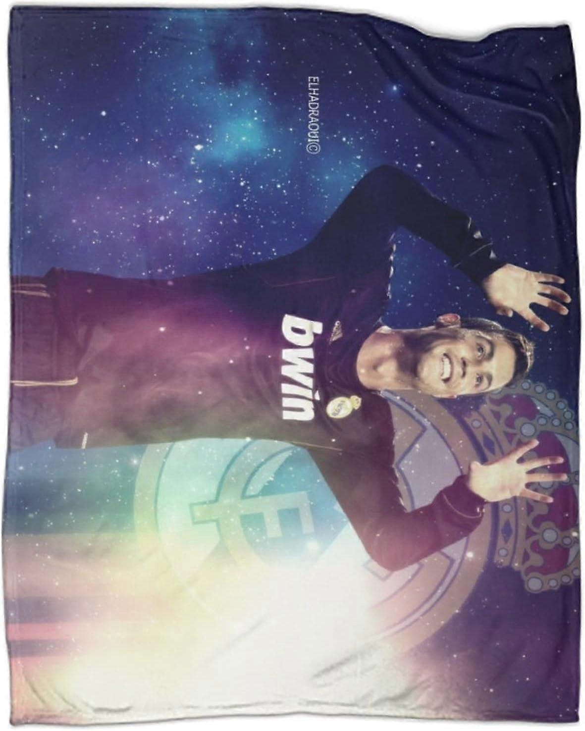 Cristiano Ronaldo Blanket Ultra-soft Micro Fleece Blanket Soft And Warm Digitally Printed Blanket Flannel Blanket Christmas Birthday Present Present-A