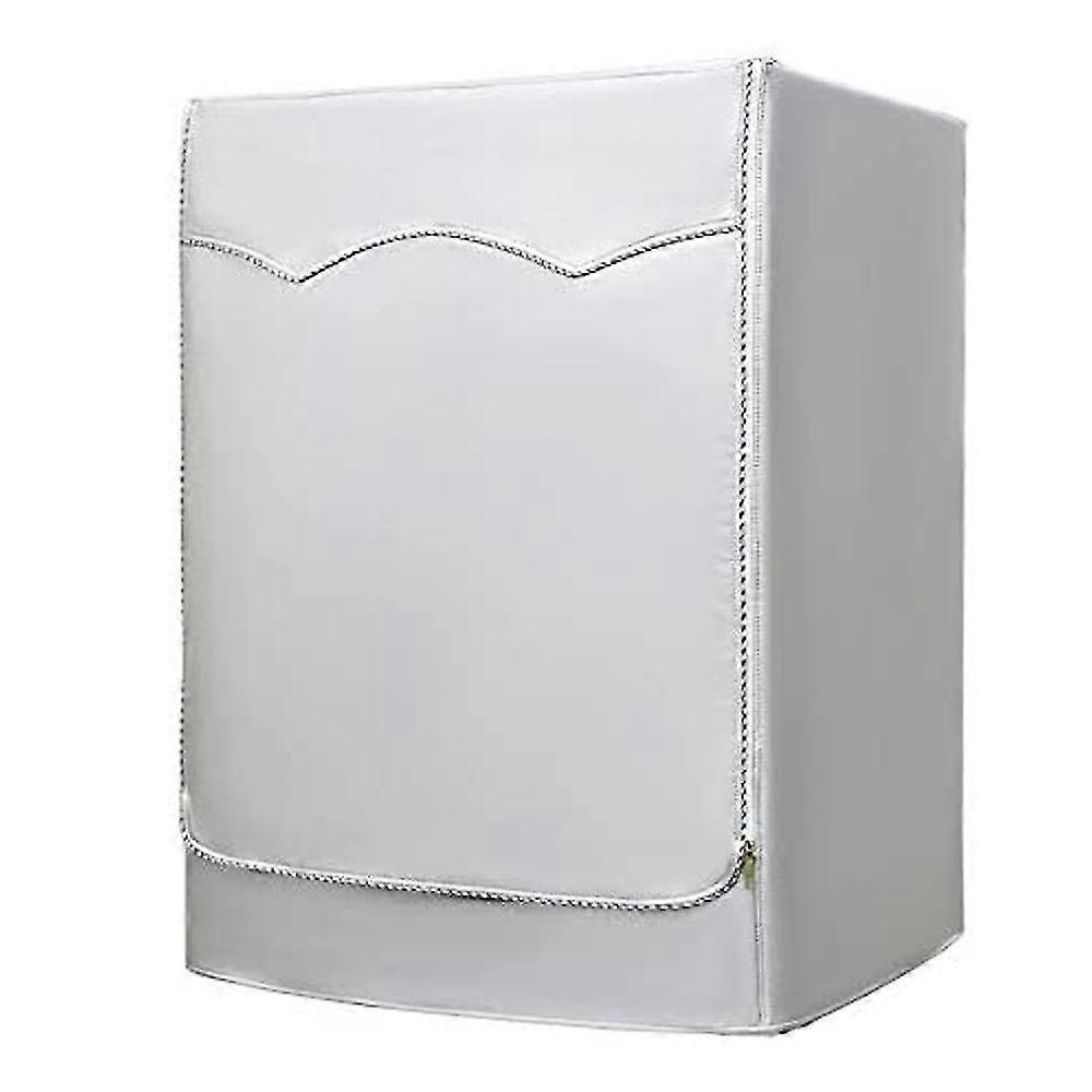 Front Loading Washer And Dryer Cover, Waterproof, Silver, Silver, 23'w25'd33'h
