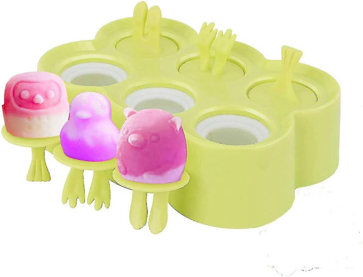 Σιλικόνη Popsicles καλούπι επαναχρησιμοποιήσιμη κινούμενα σχέδια ζώο στυλ Diy ice maker μούχλα, Bpa δωρεάν για τα παιδιά
