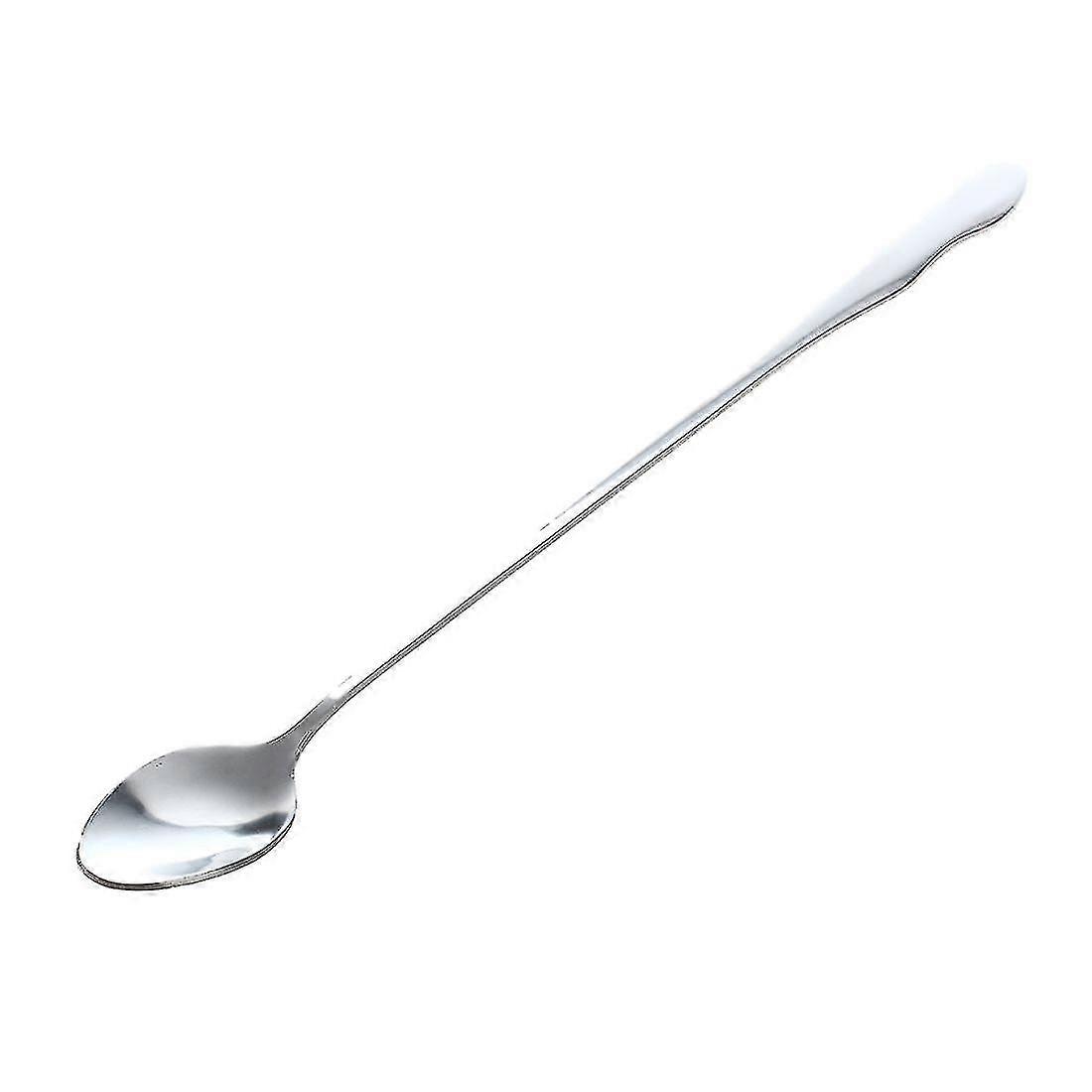 10" Stainless Steel Tableware Long Handle Scoop Teaspoon