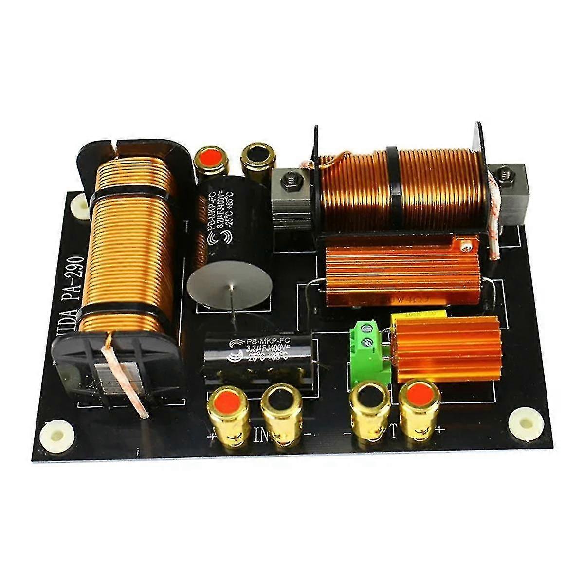 Tweeter Woofer Speaker Crossover 600w-800w Treble Bass 2 Way Crossover 2000hz compatible with 12-15