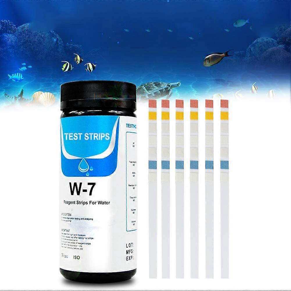 Water Test Strips,Pool Test Strips,7 in 1 Pool & SPA Quality Testing Strips,Water Hardness Test Strips,Drinking Water