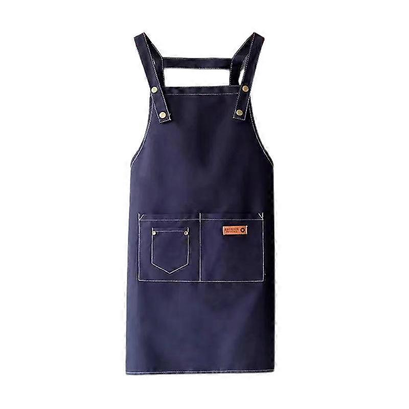 Oil-proof Kitchen Apron Scratch Resistant Canvas Ladies Fashion Cooking Apron for Painting