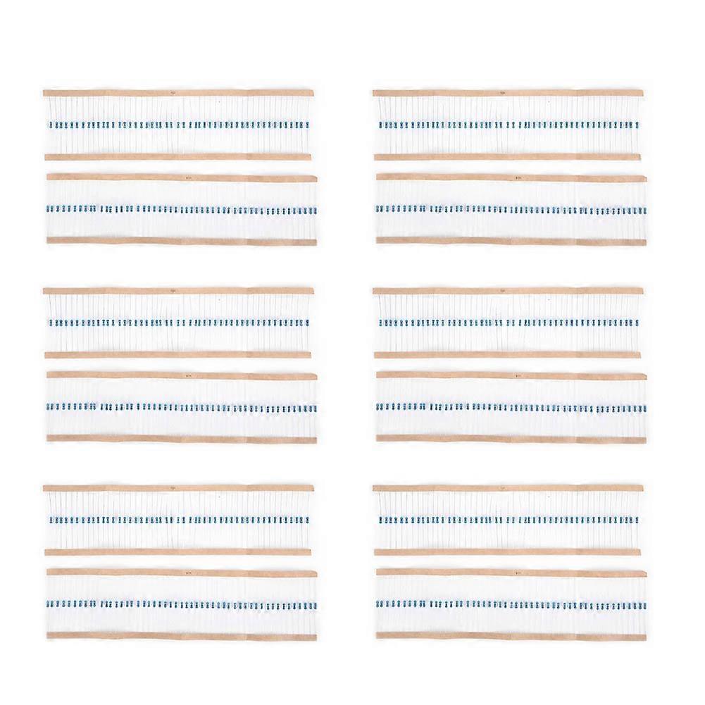 600pcs 1/4W 1% Resistors 1K / 2K / 3K / 10K Ohm Resistance Assortment Kit Set2K