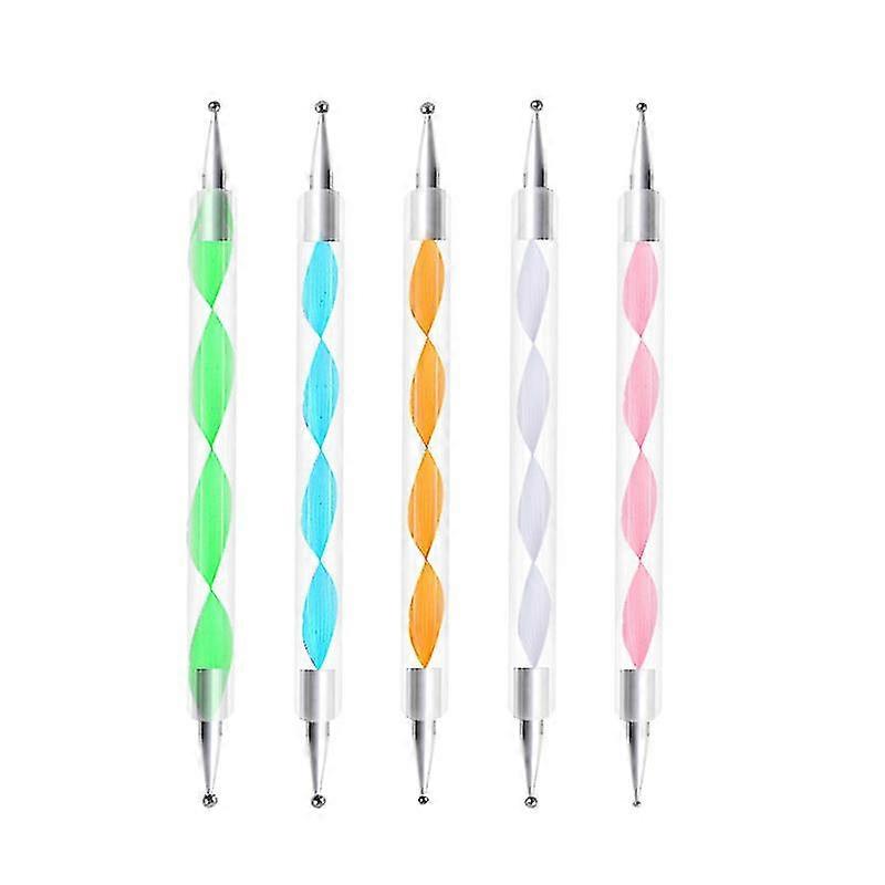 2 Way Dotting Pen Tool Nail Art Tip Dot Paint