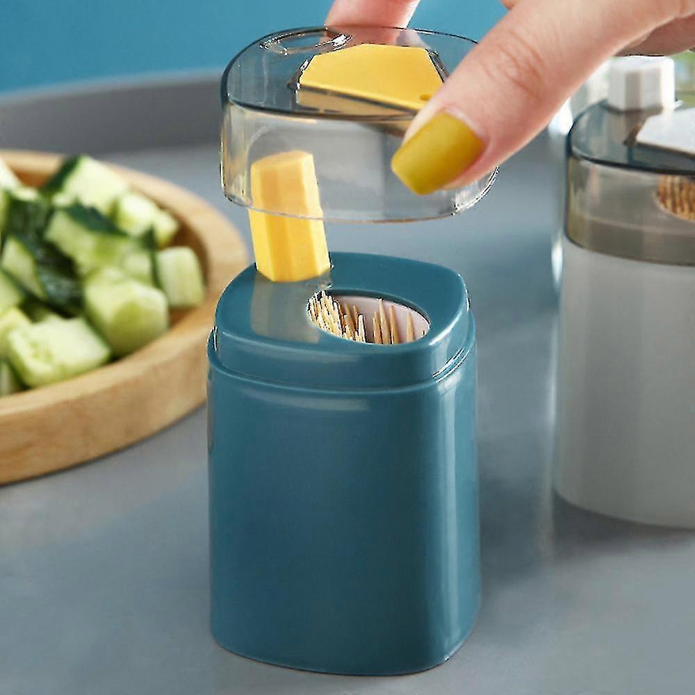 Press Type Automatic Toothpick Dispenser Toothpick Holder Storage Box Home
