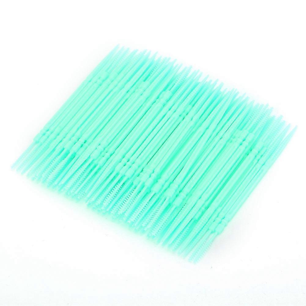 1100pcs Box Double Head Teeth Cleaning Toothpick Oral Care Floss Pick Toothpick (Green)