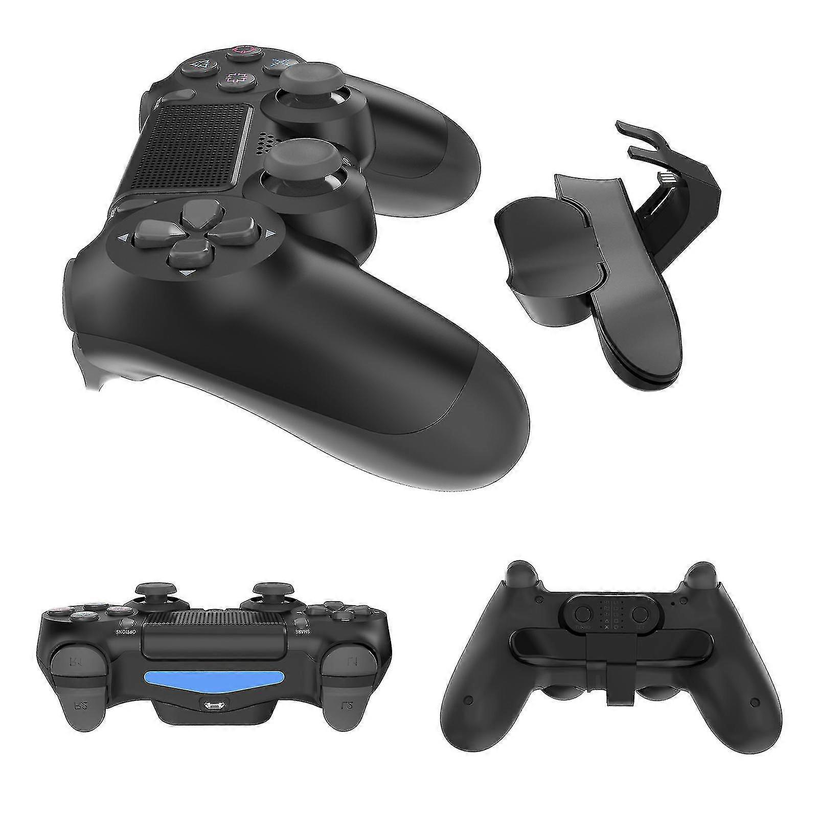 Ps4 Back Clip Extender Black, Ps4 Controller Paddles Back Button ...