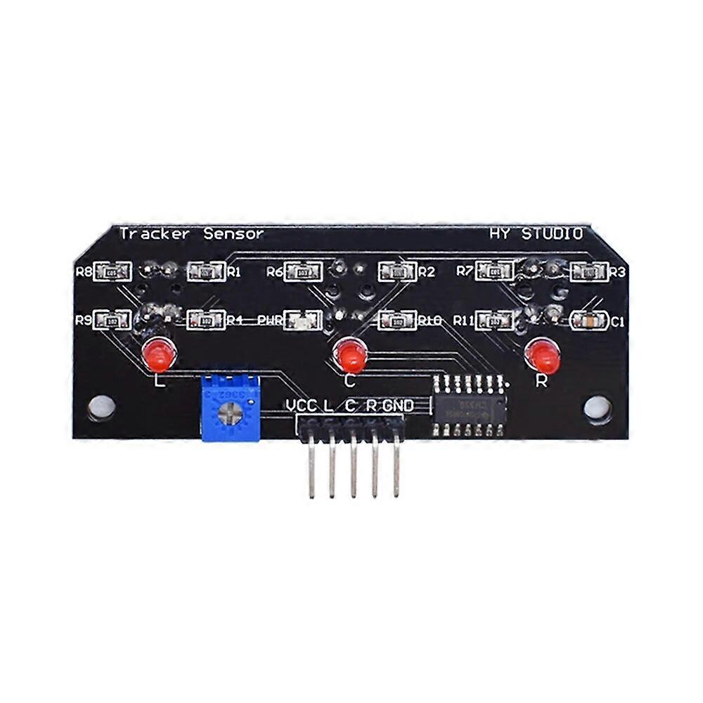 DC 5V 3 Channel Infrared Line Tracker Sensor Module Trio Detector ...