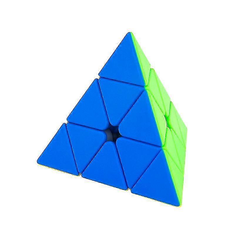 Pyraminx Cube Pyramid Triangle Magic Cube Bezlepiek Rýchlosť Hladká trvanlivá 3D puzzle kocka hračka pre chlapcov dievčatá