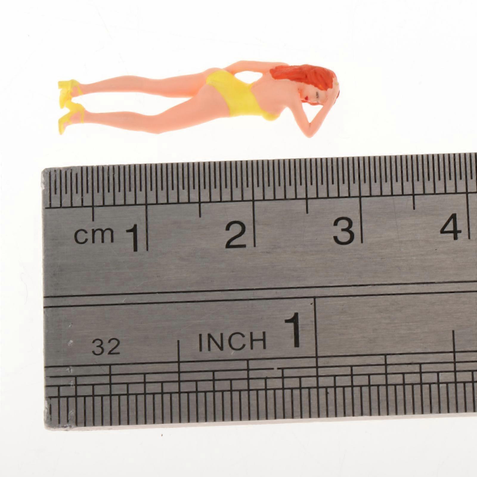 2x 1/64 Character / Chair Model Figures Miniature Landscape Supplies Decoration for Scene Decor, Figurine for Layout DIY Set