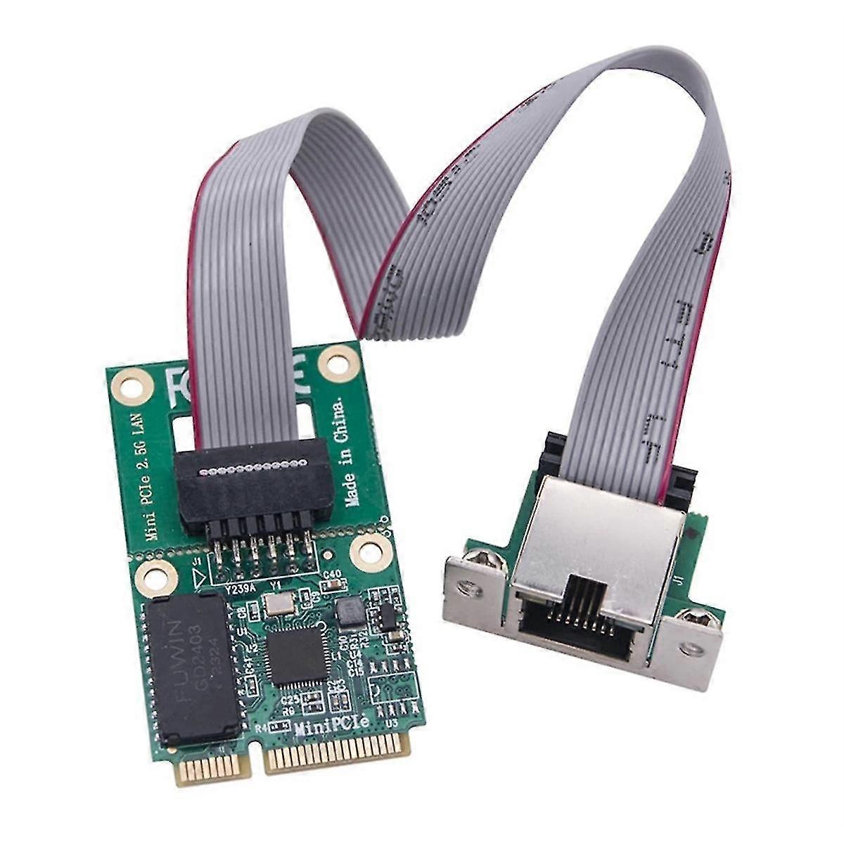 Mini Pcie Gigabit Carte réseau Rj45 à port unique Port Com Carte Lan Ethernet fixe pour ordinateur PC