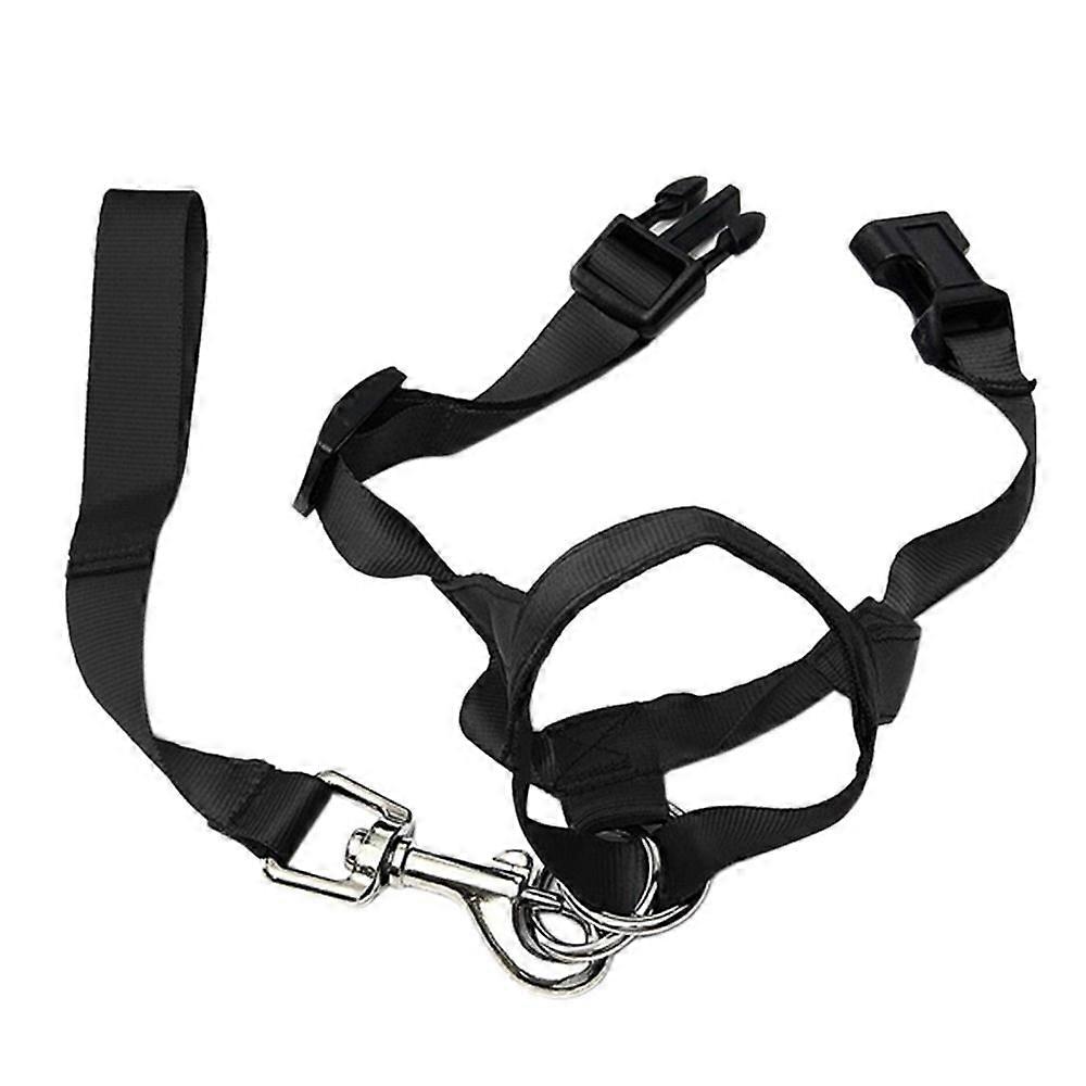 Adjustable Anti barking Non Pull Dog Muzzle Dog Halter Dog Head Collar Leader Harness