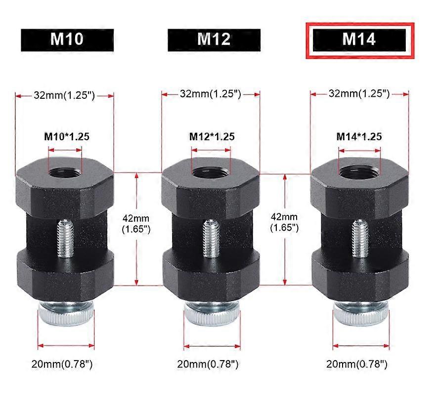 Universal Aluminum Alloy Engine Spark Plug Gap Tool Gapper Gapping Sparkplug Caliper High Quality 10mm 12mm 14mm