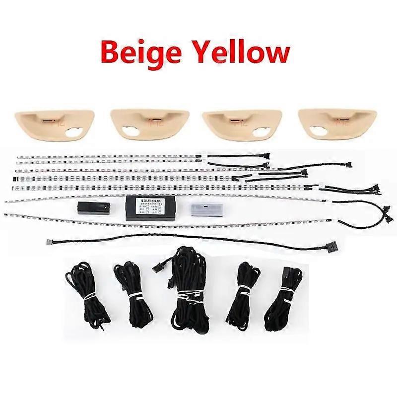 Ambient Light For BMW 5 series F10 F11 F18 2010-2018 Interior Door Panel Decorative Trims Lamp LED Atmosphere Light Upgrade Kit