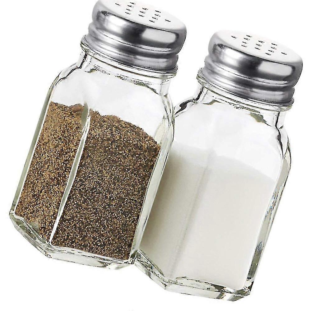 Salt And Pepper Shakers Glass Set (clear)