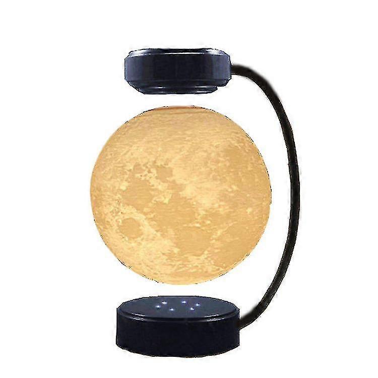 Levitating Moon Lamp,floating And Spinning In Air Freely With 3d Printing Led Moon Lamp Has  Modes For Unique Gifts,room Decor,night Light,office Desk