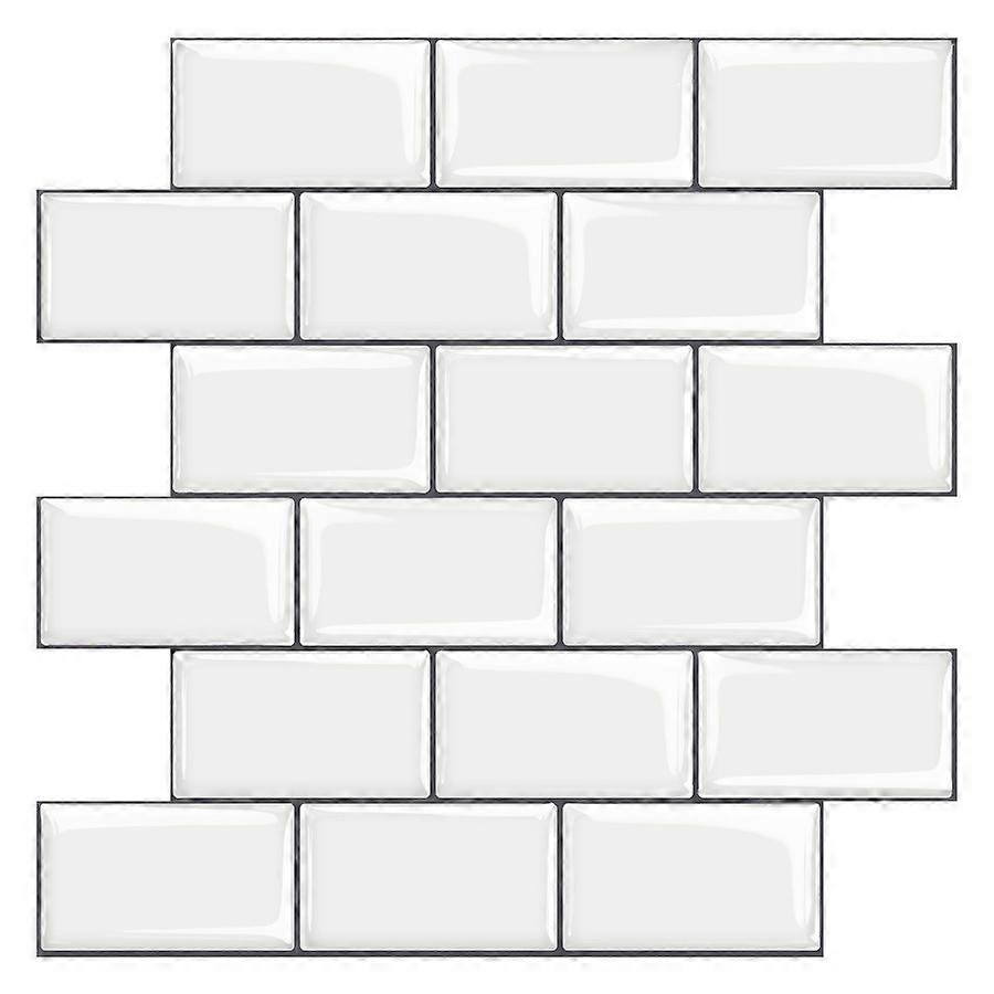 Waterproof 3D Wall Stickers (10 Sheets)