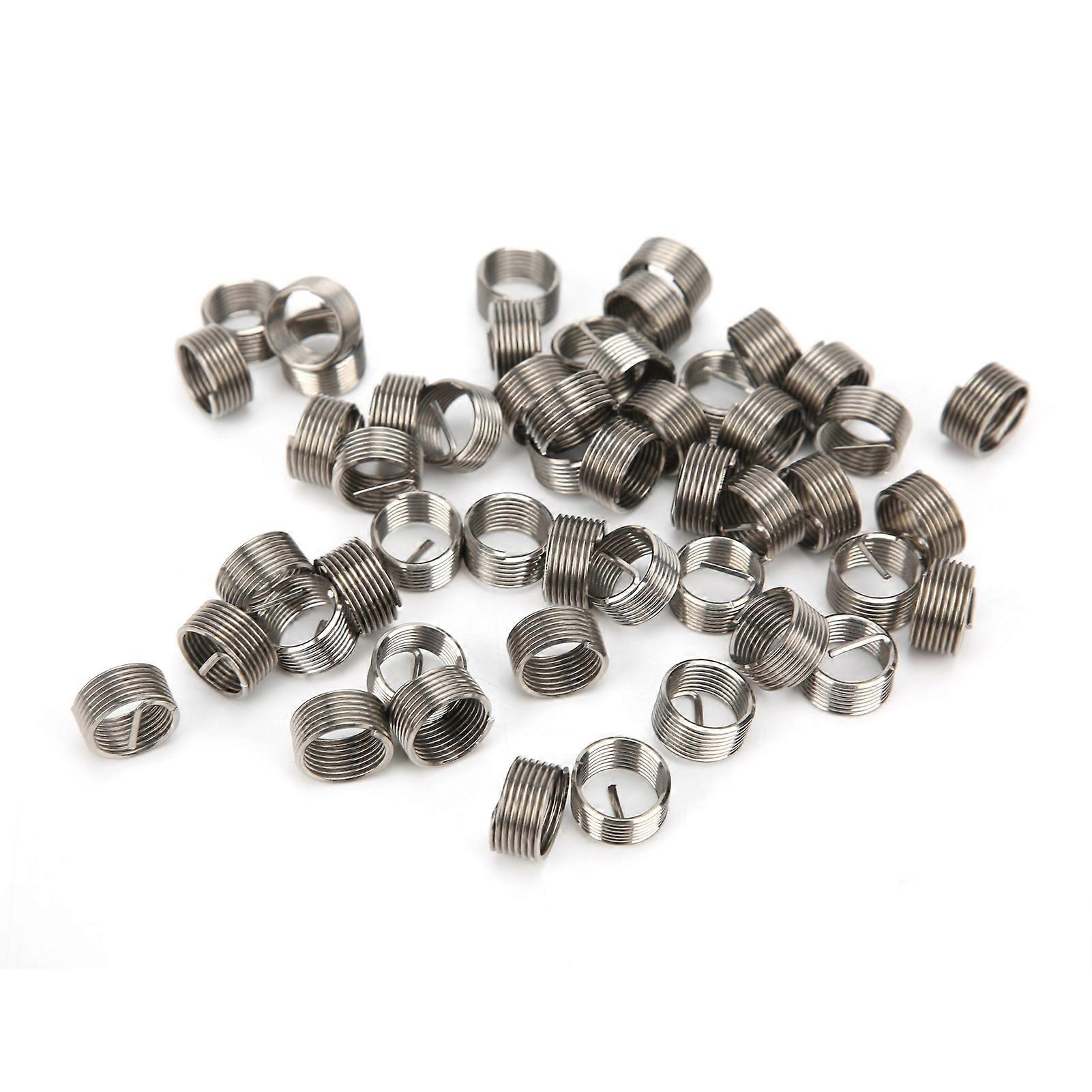 Wire Thread Insert Kit - 50Pcs M10x1x1D Stainless Steel Thread Repair Socket