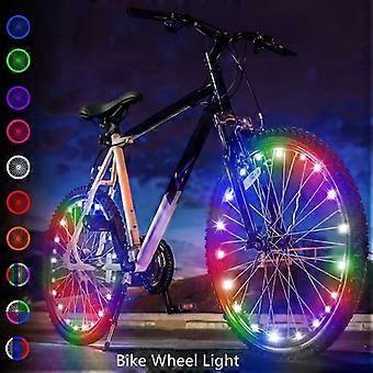 2M long LED bicycle wheel light! Get 100% brightness and visibility from every angle for ultimate security and style