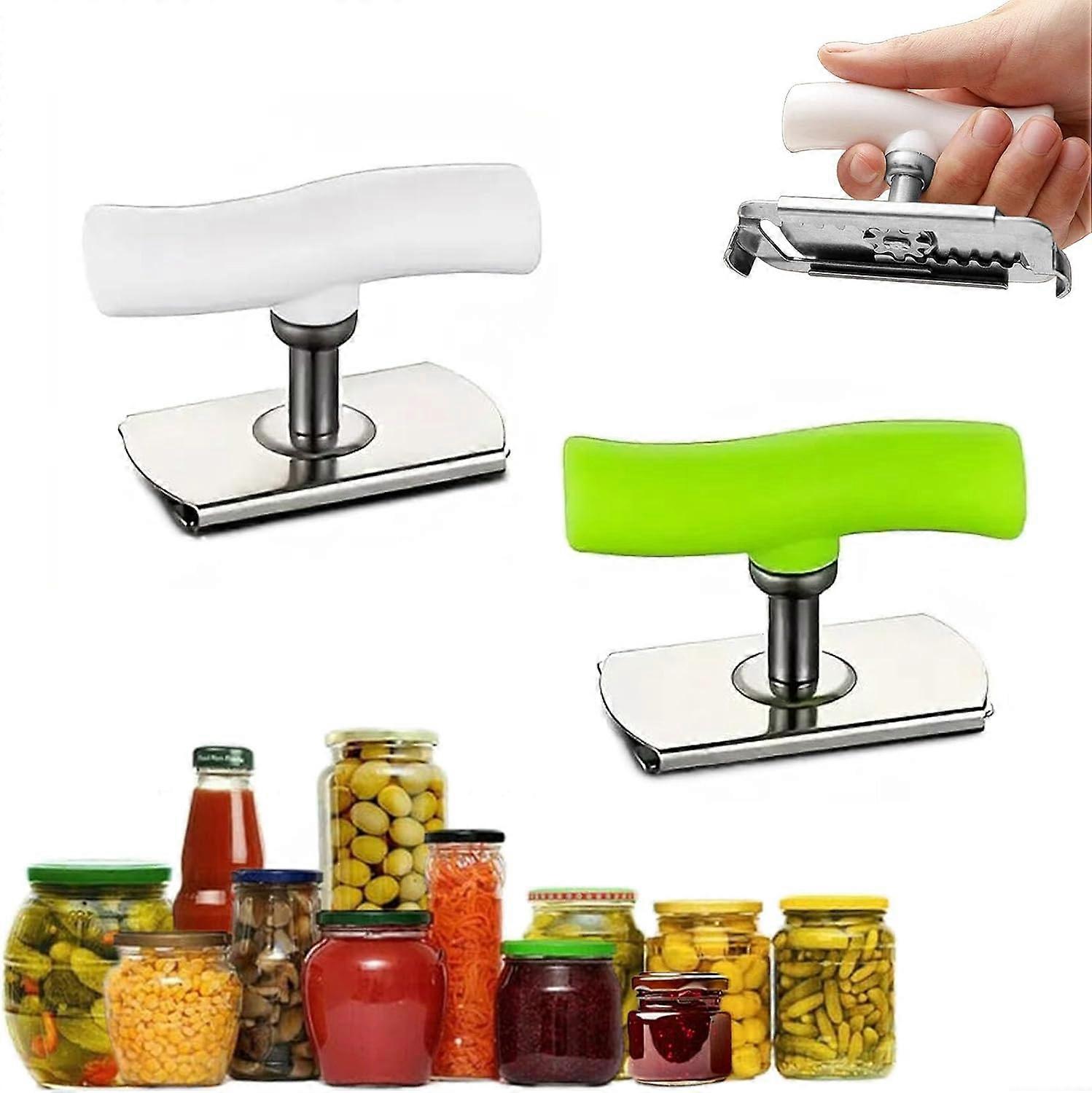 Jar Opener,Effortless Arthritis Easy Open Adjustable Grip Stainless Steel Jar Opener Bottle Tin Cap For Seniors Quick Opening Tool,100% New