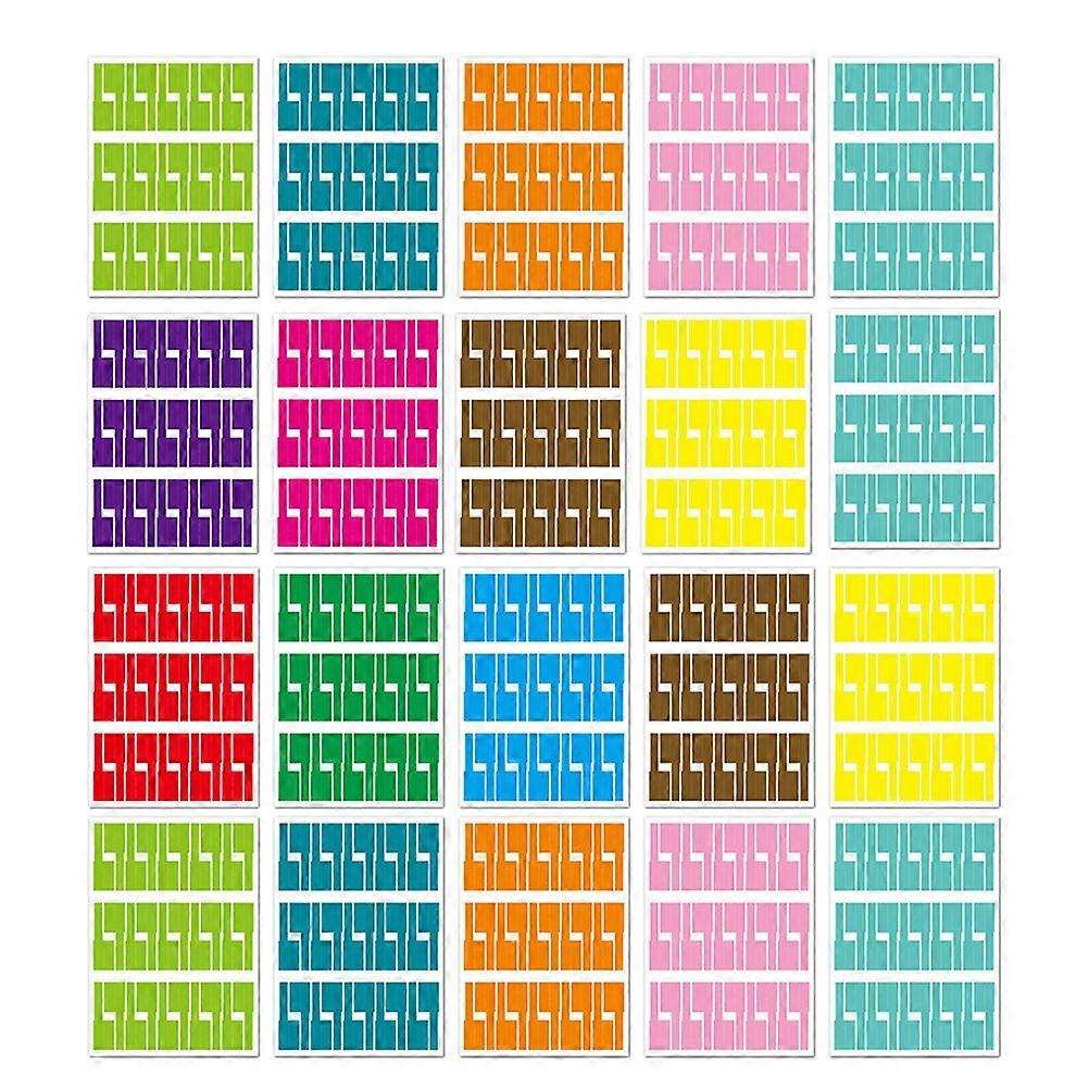 20 Sheets Cable Label Write On Label For Electricity Cable Cable Management