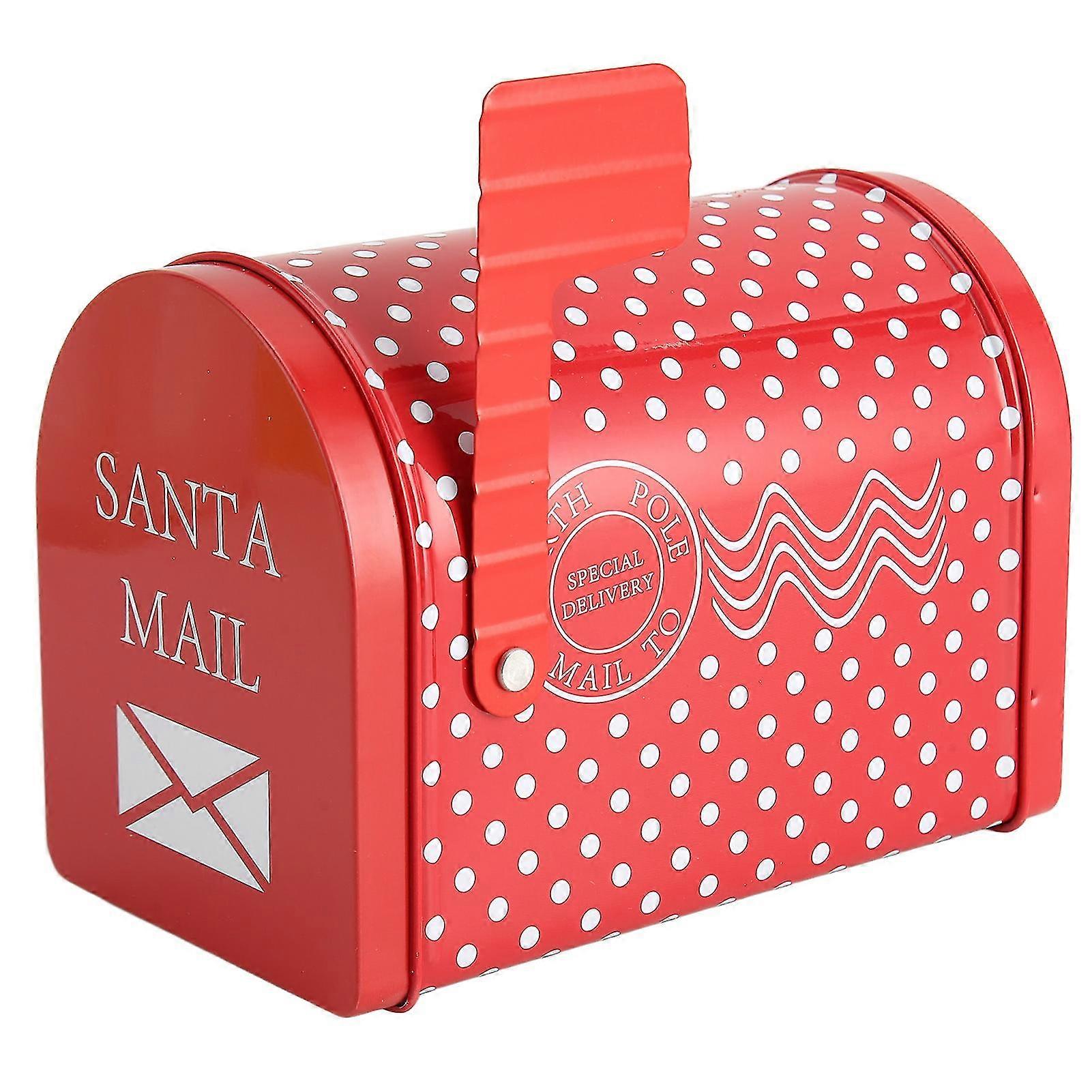 Cute Mailbox Shaped Storage Tins for Christmas Candies - Exquisite Workmanship