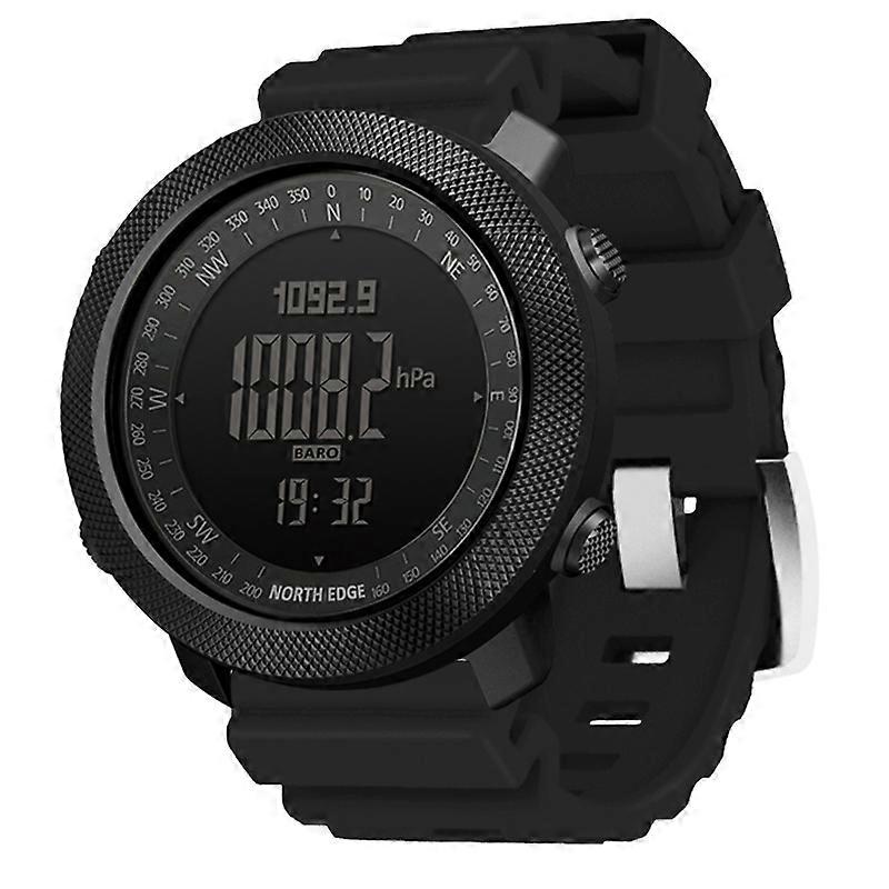 Sports ectronic , Style:Silicone Strap Black