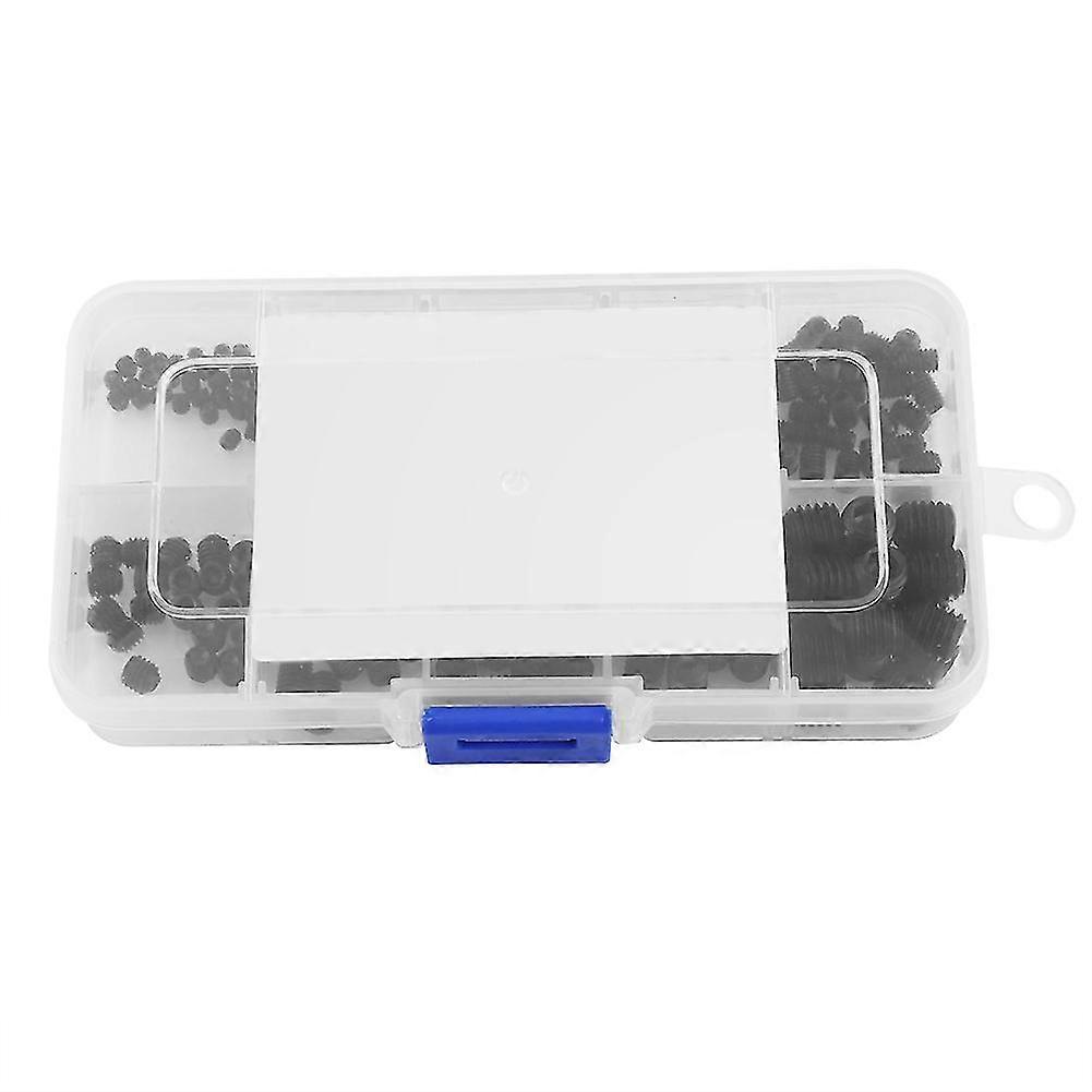 240-Piece Socket Screw Assortment Allen Head Hex Set Grub Screw Box Mnemonic kit DIN916 M3-M8