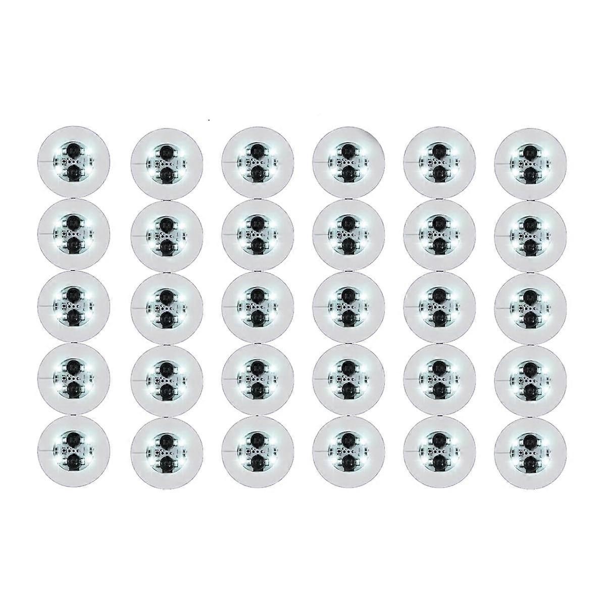 LED 杯垫，30 个装发光杯垫，用于饮料，LED 杯垫灯，酒瓶灯，俱乐部，派对，婚礼