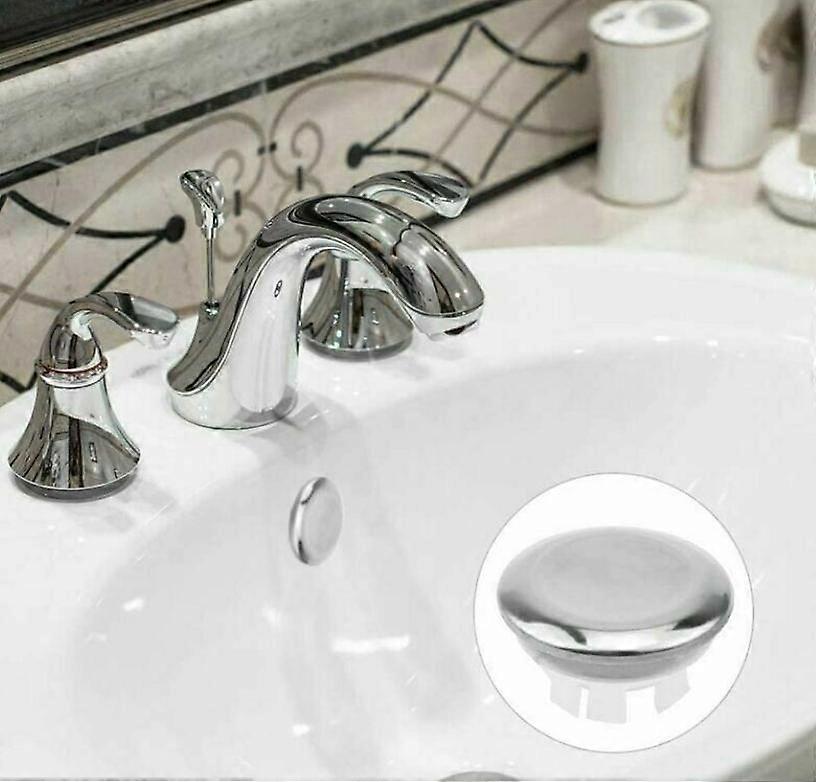 2pcs Sink Overflow Cover - Replacement Overflow Ring - Stopper for Bathroom, Kitchen, Sink - Round Overflow Hole -