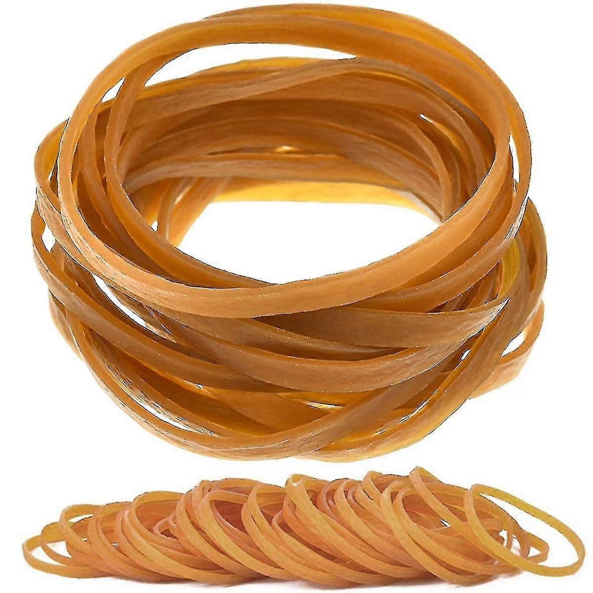 Rubber Bands 100pcs Stretchable Rubber Elastics Bands General Purpose Elastic Stretchable Bands Sturdy Rubber Bands For Home Or Office Use