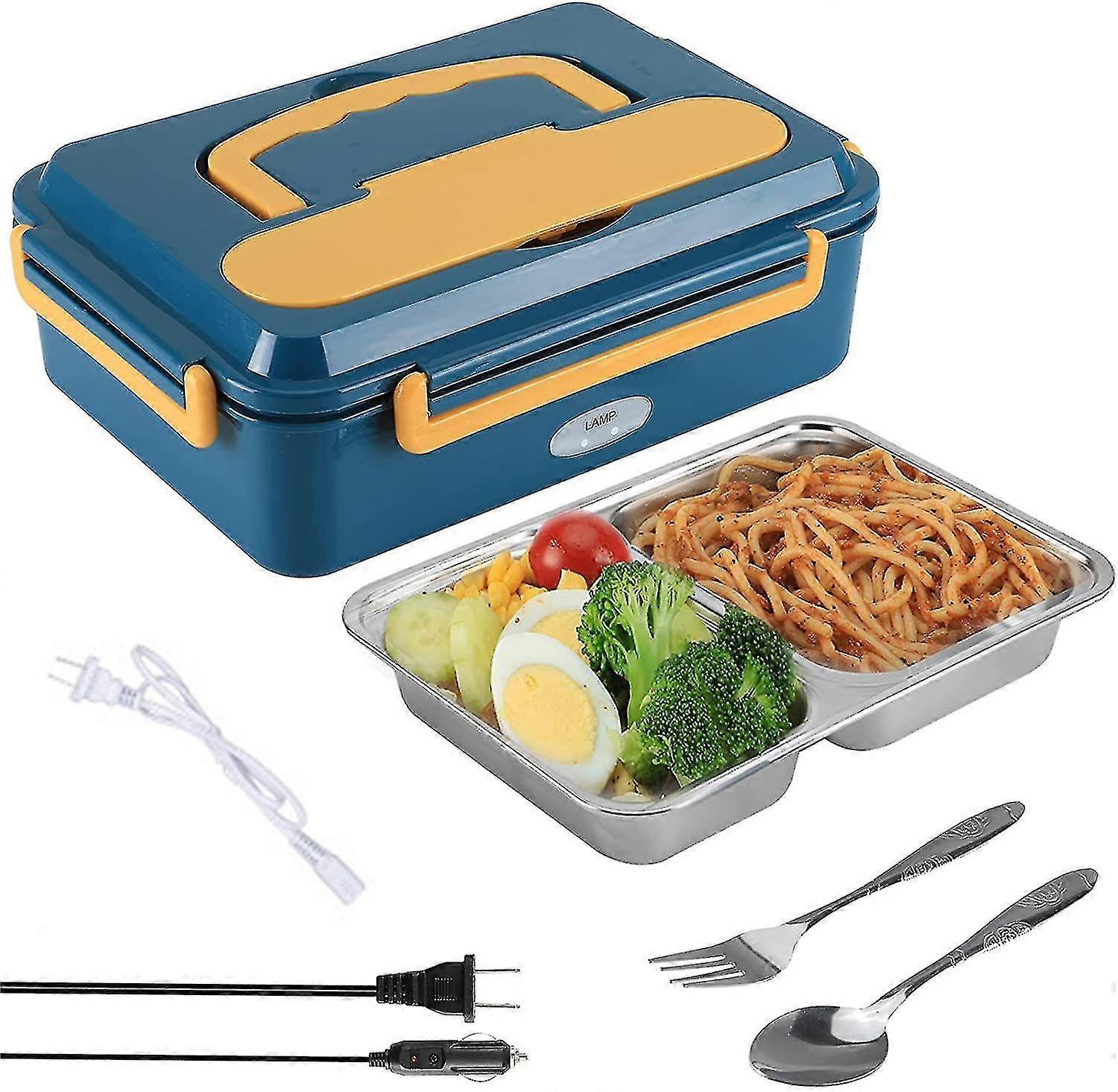 Boîte à lunch électrique pour voiture 3 en 1 Portable Food Warmer Heater Isolation Lunch Bag