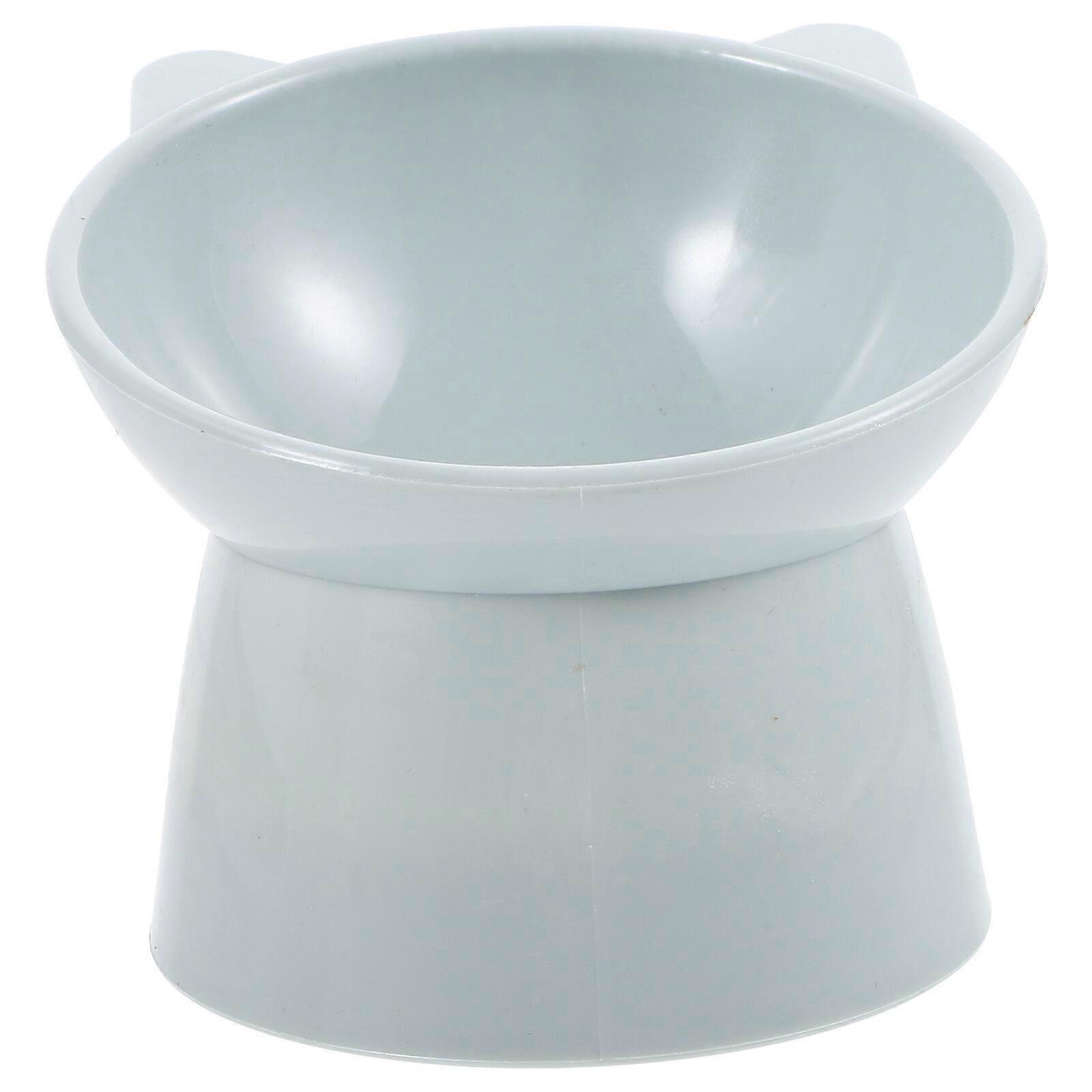 Genanvendelig plastik katteskål forhøjet kattevandskål hævet kattefoder Genanvendelig plastfoderautomat til kæledyr