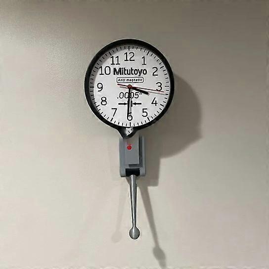 8-Inch Dial Caliper Clock - Perfect Gift for Mechanics, Engineers, and CNC Technicians