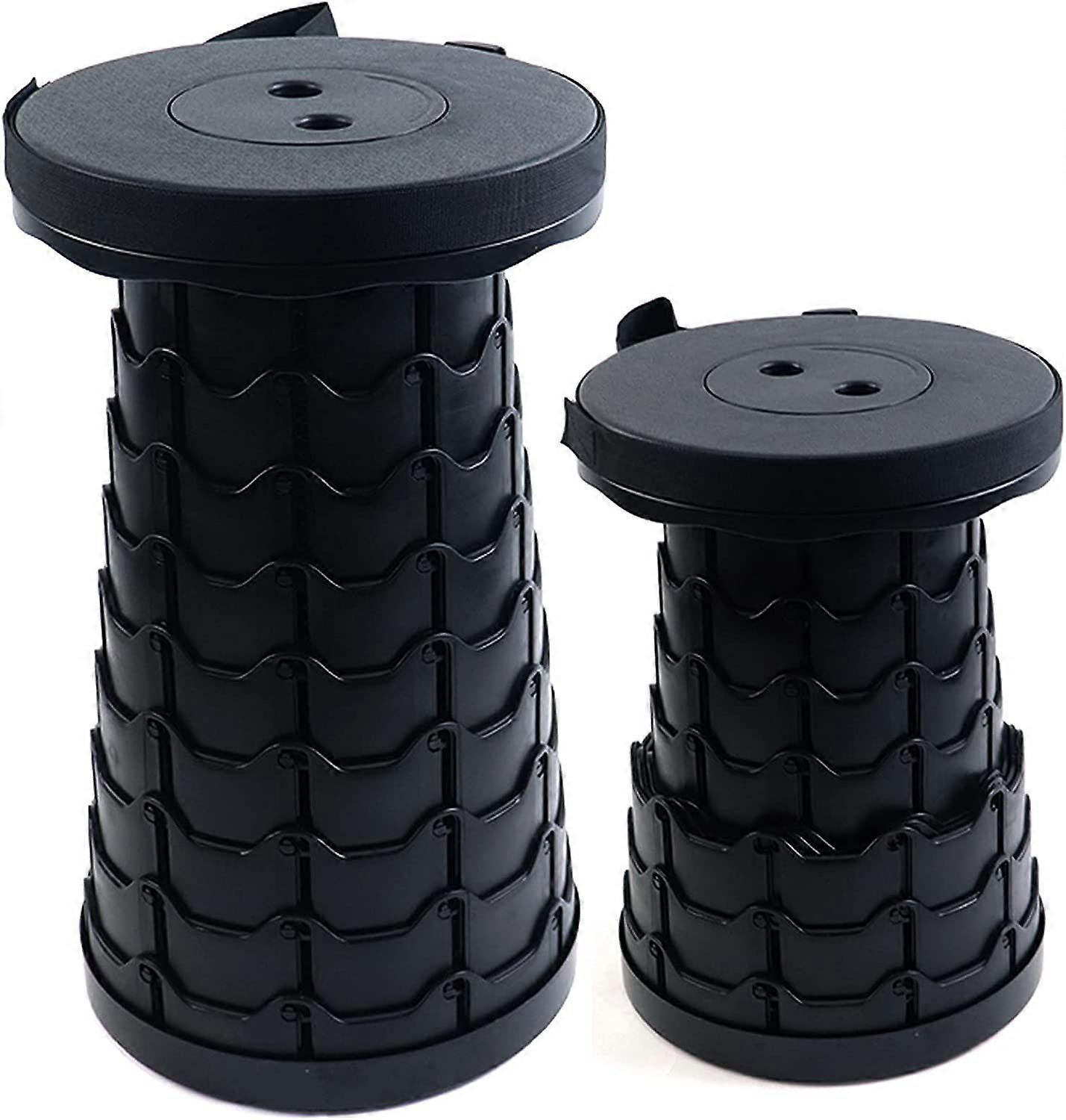 Portable Telescoping Stool Folding Camping Stool Seat for Fishing Hiking Traveling Outdoor Activities