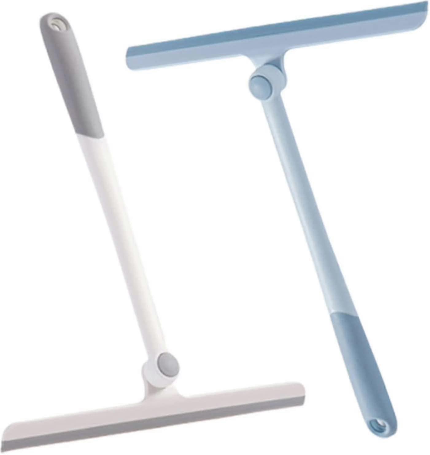 Silicone Wiper 2 Pieces Window Squeegee With Rubber Lip Multi-purpose Shower Squeegee Shower Window Squeegee For Shower Bathroom Mirrors Glass Tile Wi