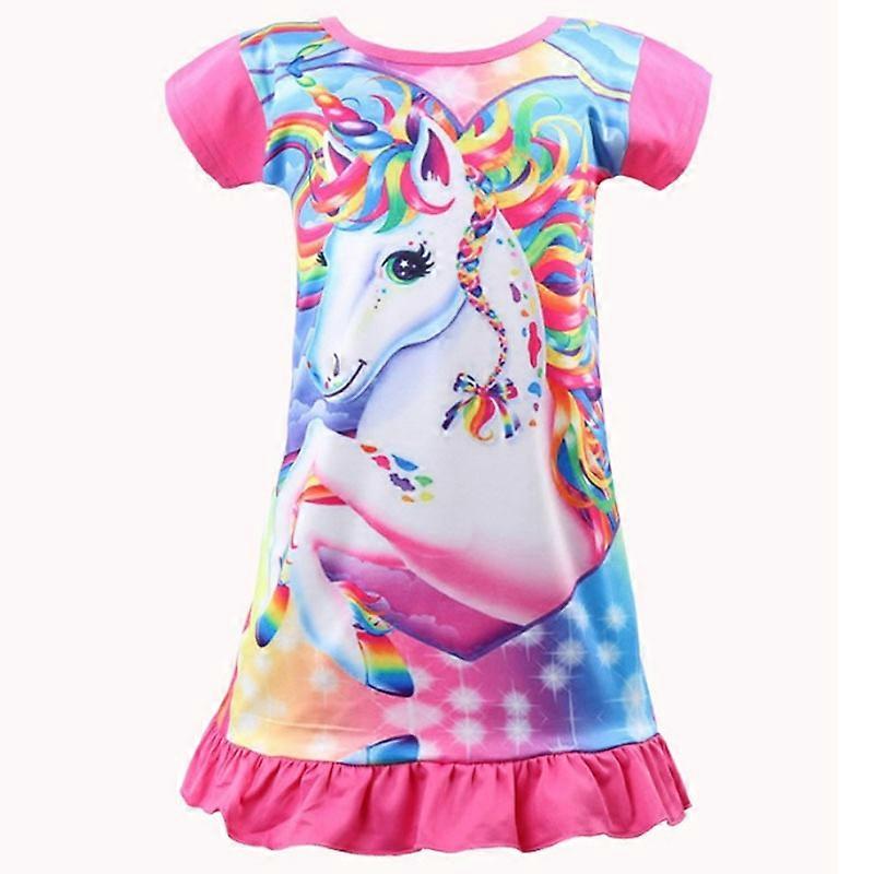 3-8 ans Kid Girl Chemise de nuit Pyjamas