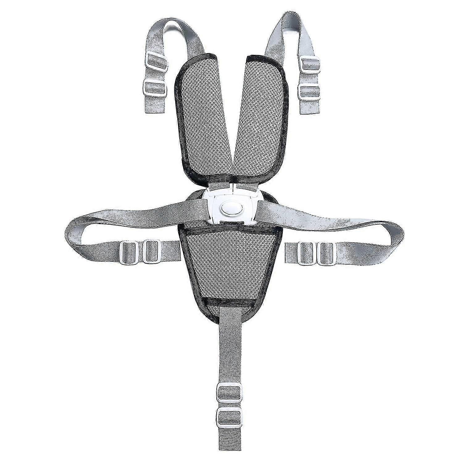 Replacement 5-point Child Harness With Shoulder Pads Convertible Straps