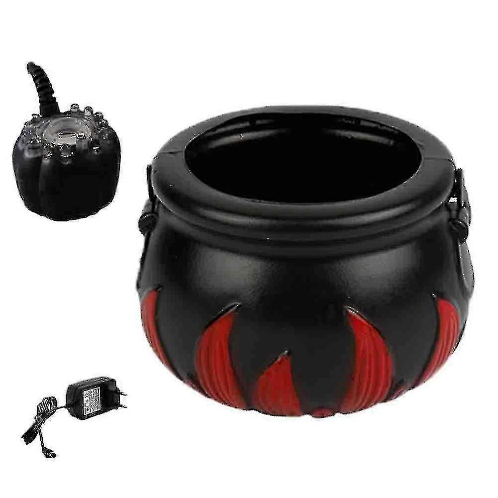 Halloween Mist Maker Fogger,witch Cauldron Fog Maker Eu Plug