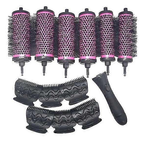 Detachable H R Brush 6pcs/set 3 Sizes Round Brush Set