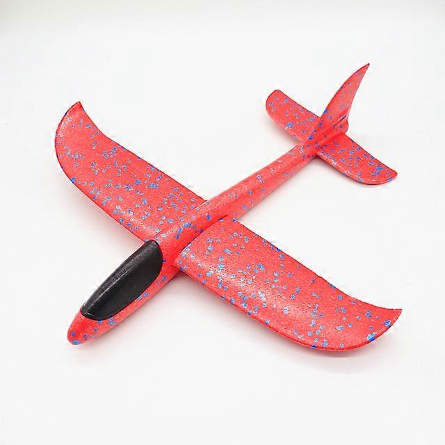 Foam Hand Throwing LED Airplanes Toy 48cm LED Flight Mode Glider Inertia Planes Model Aircraft Planes Outdoor Sport