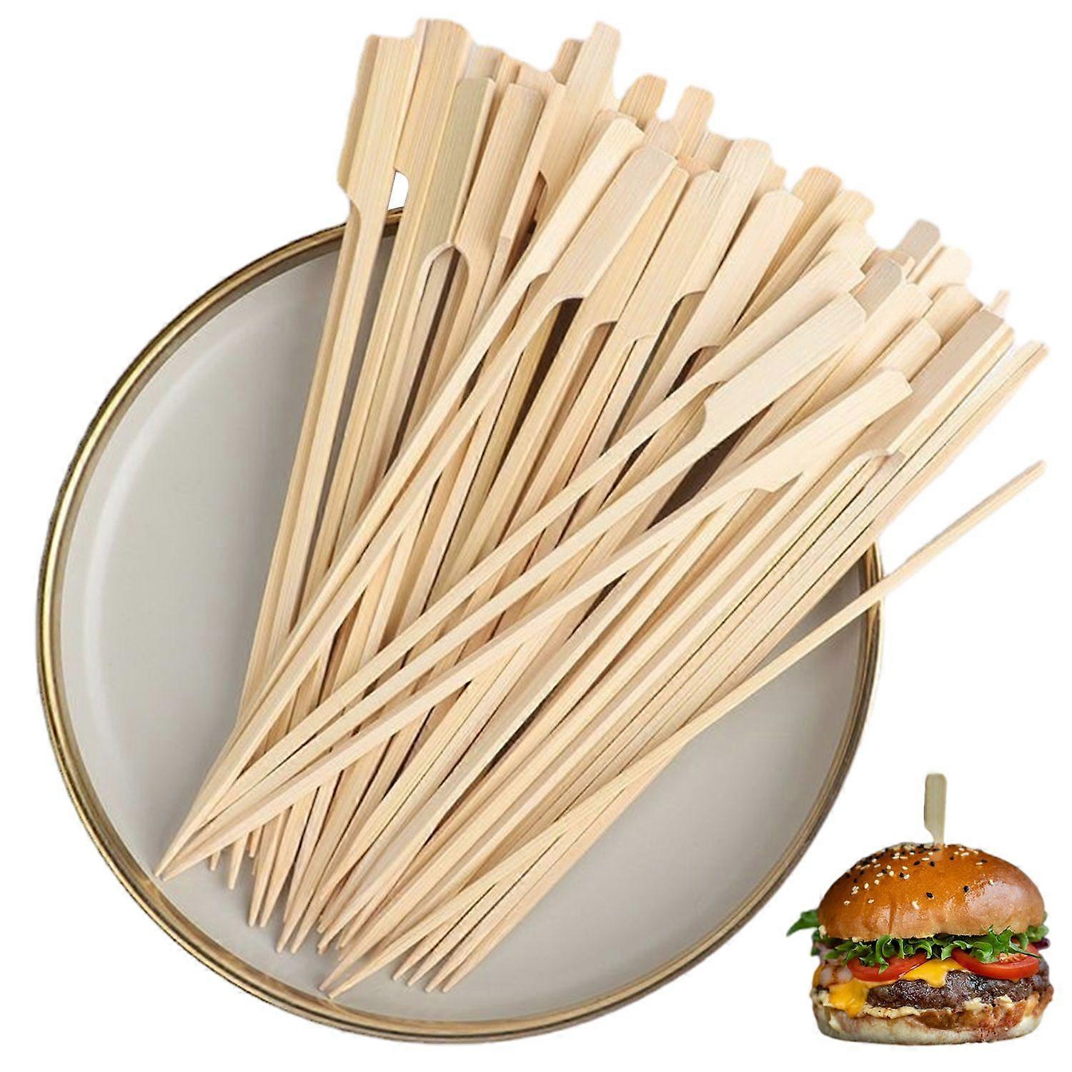 100pcs disposable bamboo stick