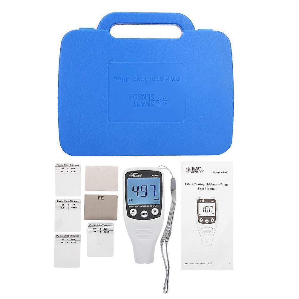 SMART SENSOR AR932 Digital Coating Thickness Gauge Car Paint Tester Meter 0~1700um