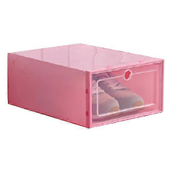 Transparent Stackable Dustproof Flip Type Shoes Storage Container Home Decor