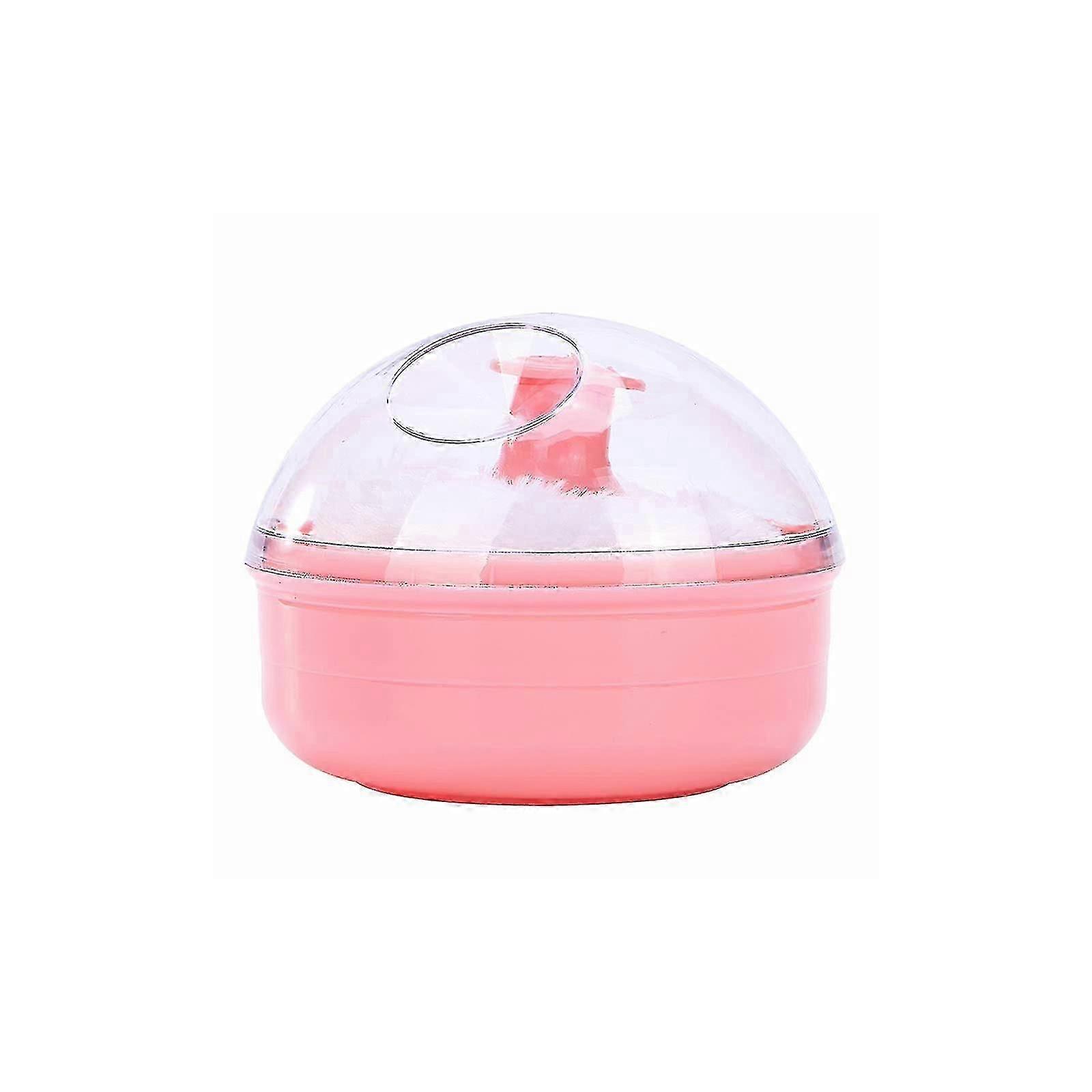 2pcs Portable Kids Soft Body Talcum Powder Puff Sponge With Box Case Container Useful Soft Talcum Powder And Durable Puff