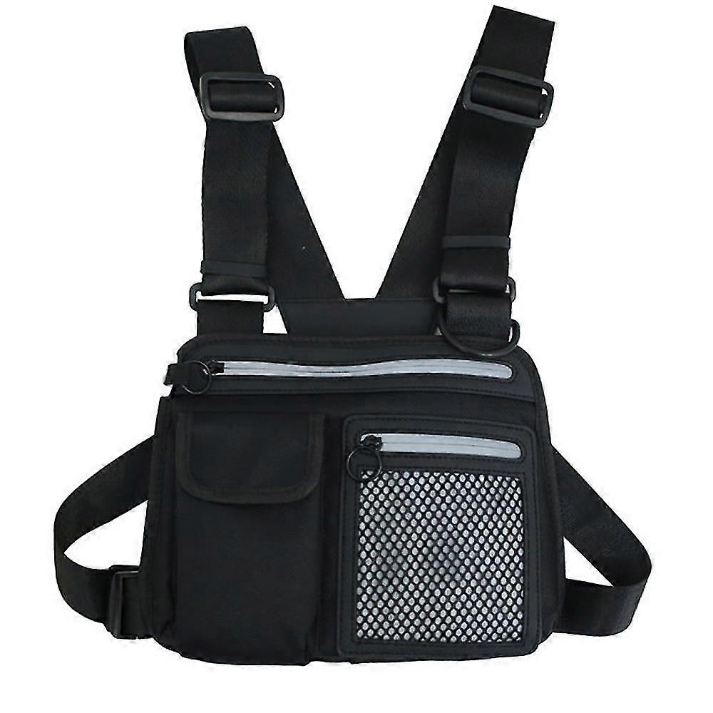 Sports Utility Chest Pack. Chest Bag With Builtin Phone Holder.for Workouts, Running Hiking